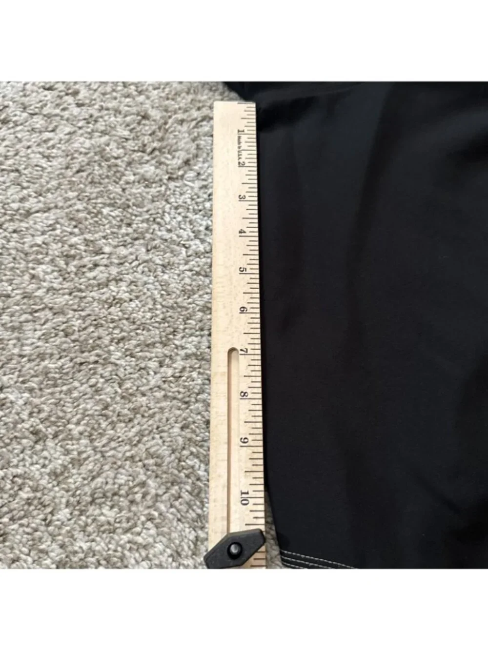 Nike Swim Trunks Board Shorts Men's Large Black Gray White Striped Lined